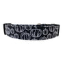 Black and White Pumpkins Dog Collar