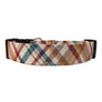 Brown Plaid Dog Collar
