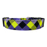 Halloween Plaid Dog Collar