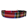 Holiday Plaid Dog Collar