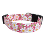Pink Daisy Dog Collar