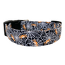 Orange Spiders Dog Collar