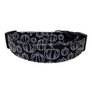 Black and White Pumpkins Dog Collar
