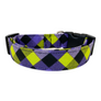 Halloween Plaid Dog Collar