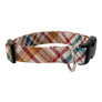 Brown Plaid Dog Collar