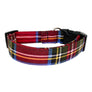 Holiday Plaid Dog Collar