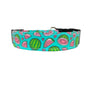 Watermelon in Green Dog Collar