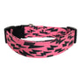 Lightning Bolts in Pink Dog Collar