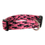 Lightning Bolts in Pink Dog Collar