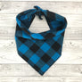 Blue Buffalo Flannel Bandana