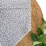 Gray and White Polka Dot Bandana