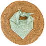 Green and White Polka Dot Bandana
