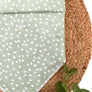 Green and White Polka Dot Bandana