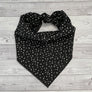 Black and White Polka Dot Bandana