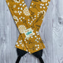 Mustard Woodland Floral Camera Strap