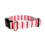 Pink Stripes Dog Collar