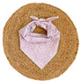 Pink and White Polka Dot Bandana
