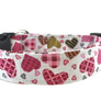 Pink Hearts Dog Collar