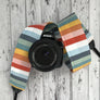 Retro Stripe Camera Strap