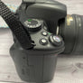 Black and White Stripe Camera Strap
