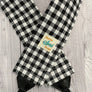 Black and White Checkered Camera Strap