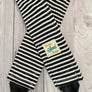 Black and White Stripe Camera Strap