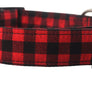 Buffalo Plaid Dog Collar - Collars by Design