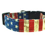 Stars and Stripes Patriotic Dog Collar