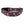 Mushrooms in Red and Black Dog Collar