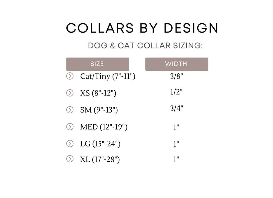 Summer Stripe Dog Collar