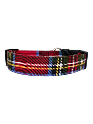 Holiday Plaid Dog Collar