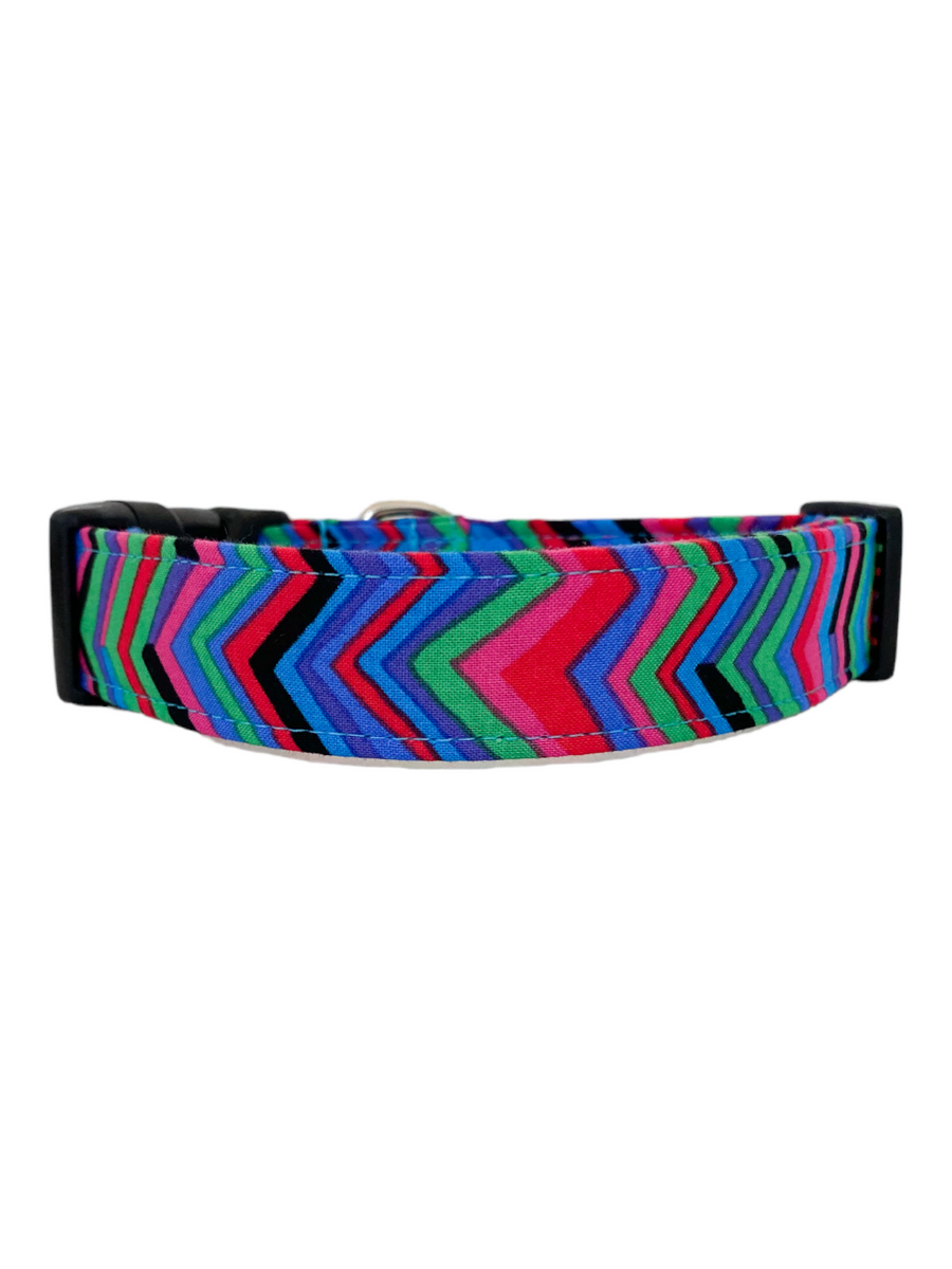 Summer Stripe Dog Collar