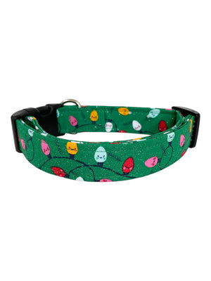 Christmas Lights Dog Collar