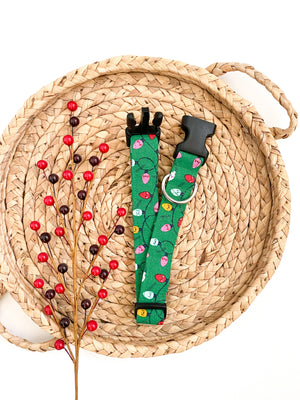 Christmas Lights Dog Collar