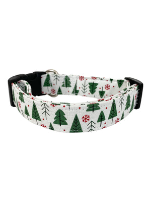 Christmas Trees Dog Collar