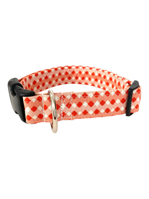 The Orange Geo Dog Collar