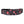 Mushrooms in Red and Black Dog Collar