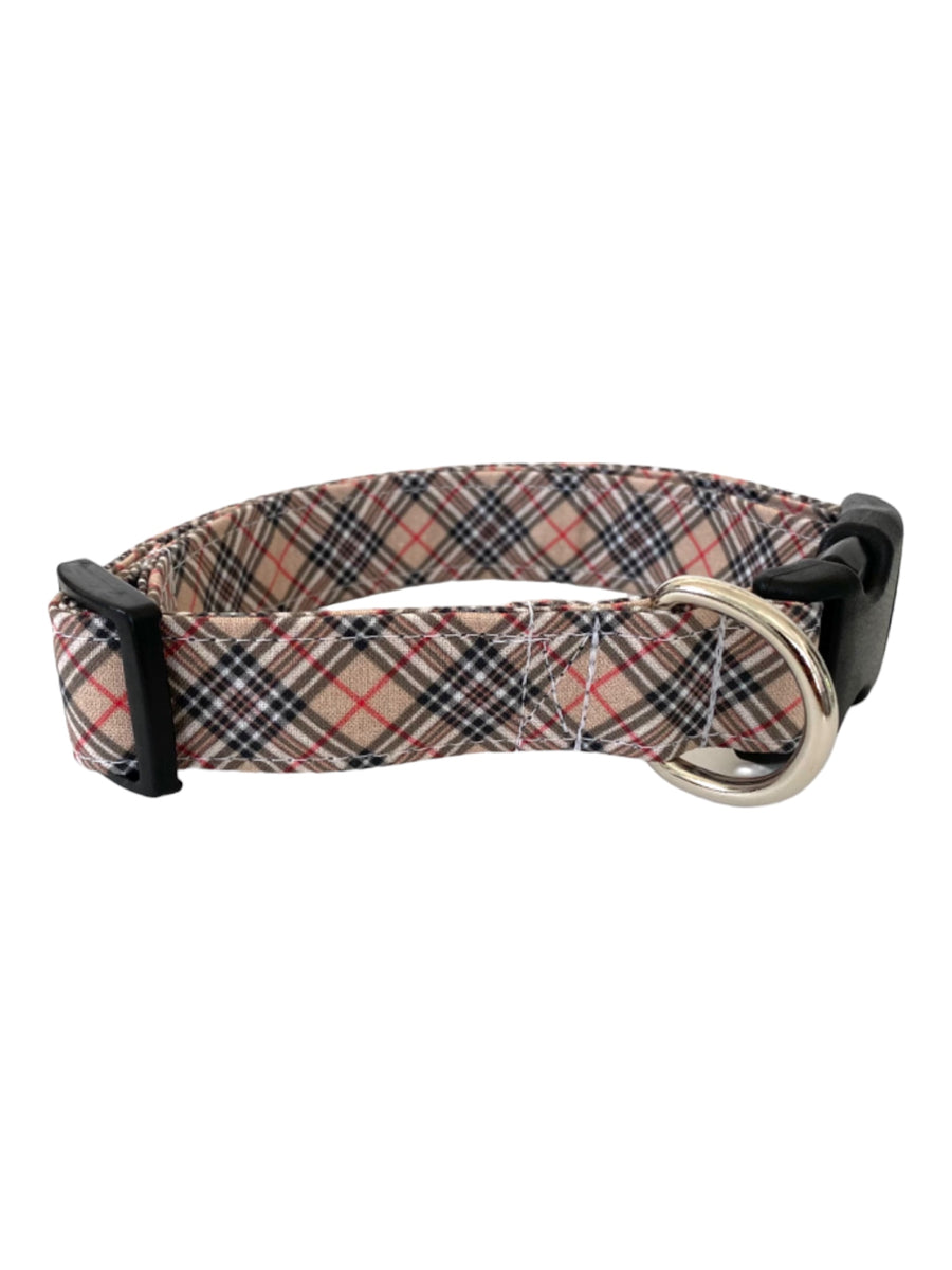 Preppy Plaid Dog Collar