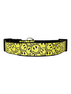 Smiley Face Dog Collar