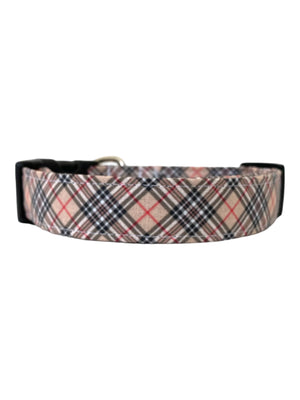 Preppy Plaid Dog Collar