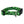 Lightning Bolts in Green Dog Collar