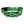 Lightning Bolts in Green Dog Collar