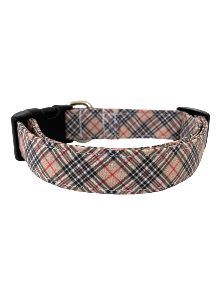 Preppy Plaid Dog Collar