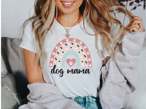 Dog Mama Rainbow Shirt