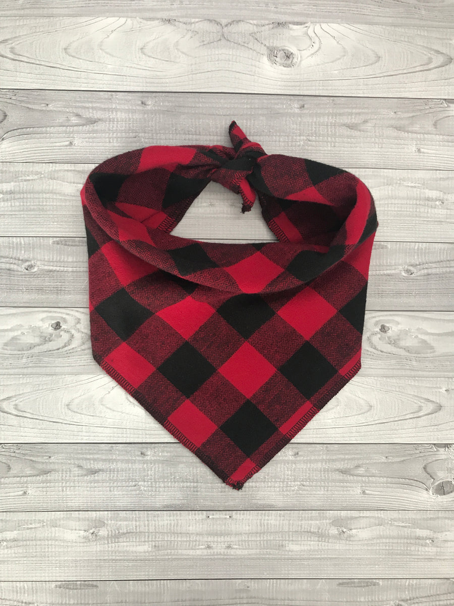 Red Buffalo Plaid Bandana