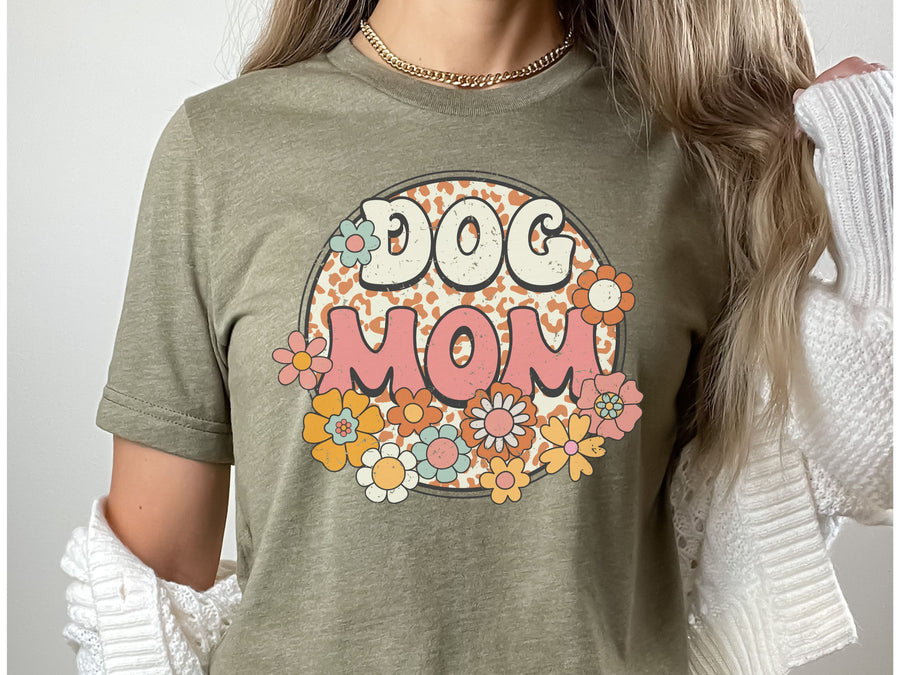 Dog Mom Floral Shirt