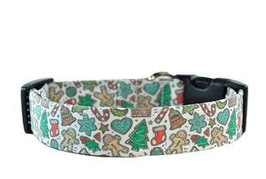 Gingerbread Men Dog Collar