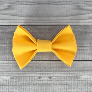 Lucky Lemon Dog Bow