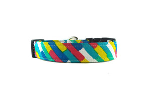 New Wave in Blue Dog Collar