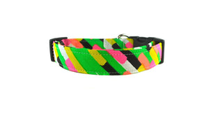 New Wave in Neon Dog Collar